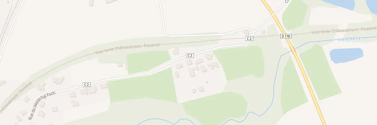 Plan du 52C Rue du Maréchal Foch à Châteaubriant
