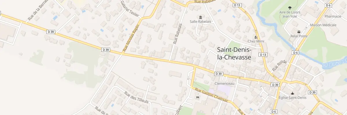 Plan du 60 Rue georges clemenceau à Saint-Denis-la-Chevasse