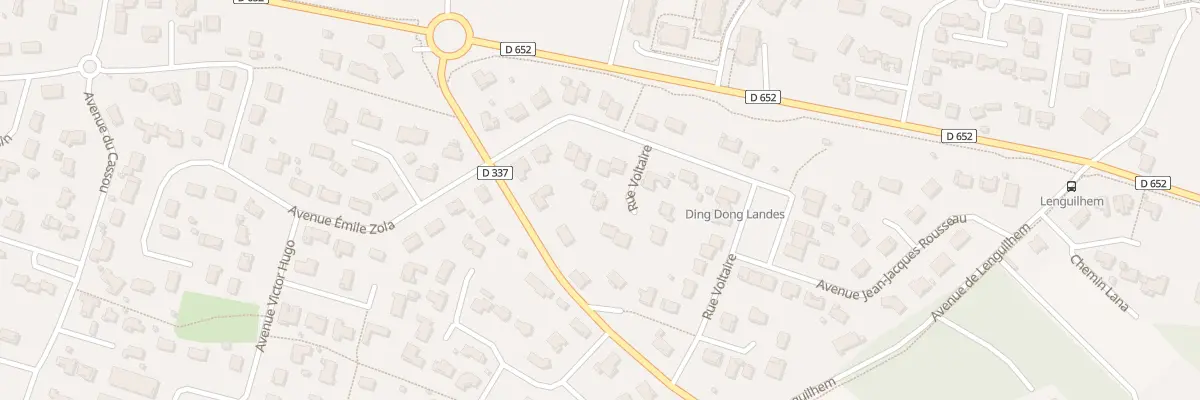 Plan du 14 Rue Voltaire à Seignosse