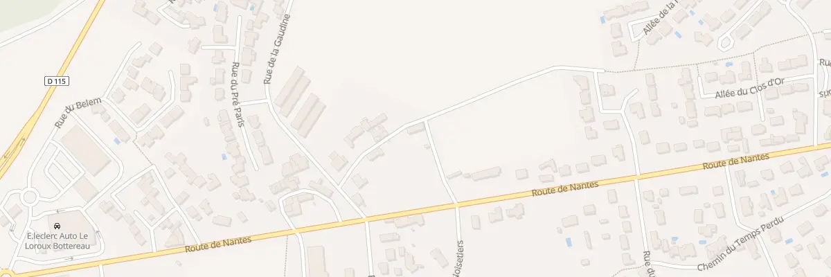 Plan du 109 Rue des violettes au Loroux-Bottereau