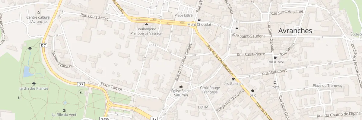 Plan du 16 Rue du Doc Gilbert - Avranches à Avranches
