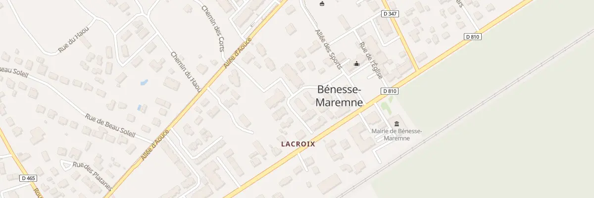 Plan du 15 Imp du Clocher à Bénesse-Maremne