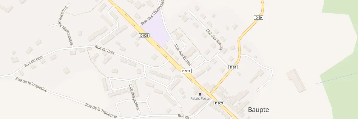 Plan du 36 Le Bourg à Baupte