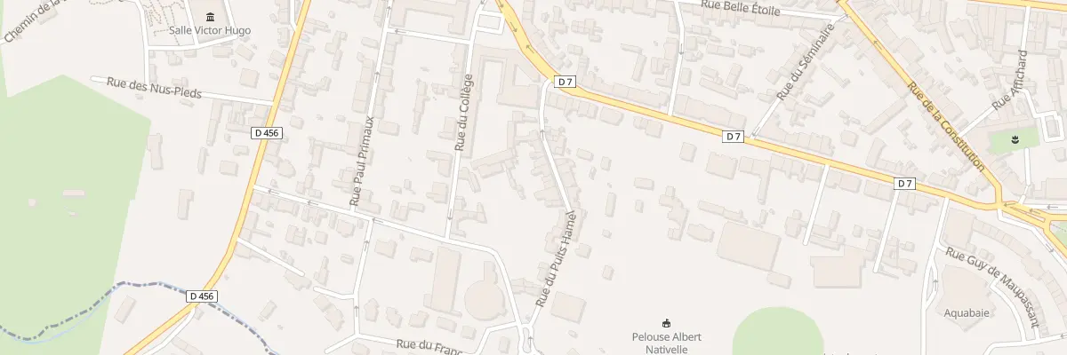 Plan du 10 Rue du Puits Hamel - Avranches à Avranches