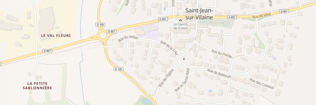 Plan du 5 Rue de la Cour à Saint-Jean-sur-Vilaine