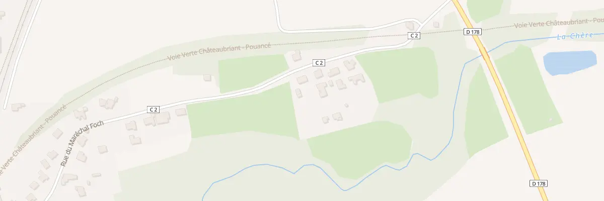 Plan du 52 Rue du Maréchal Foch à Châteaubriant