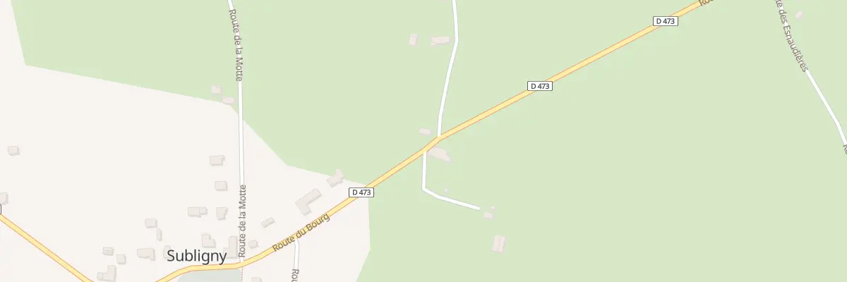 Plan du 23 Rte du Bourg à Subligny