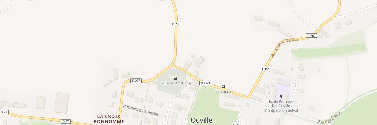 Plan du 12 Rue de l’Eglise à Ouville