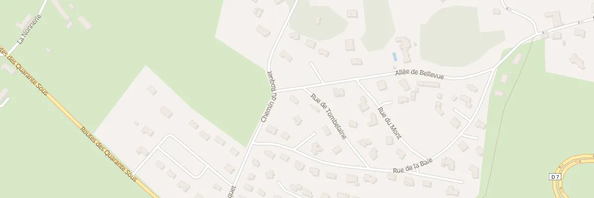 Plan du 2 All de Bellevue au Val-Saint-Père