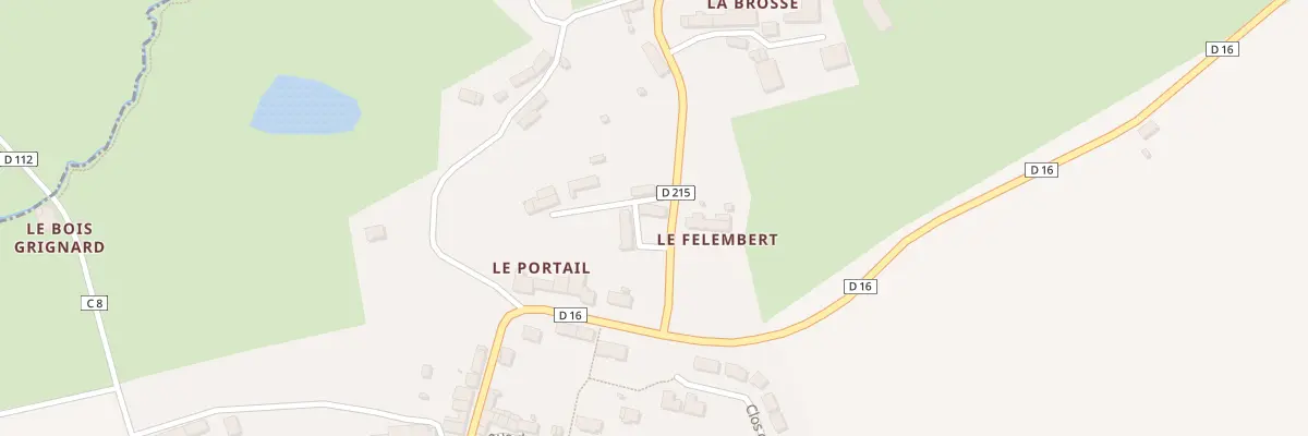 Plan du 5380 Le Félembert aux Portes du Coglais