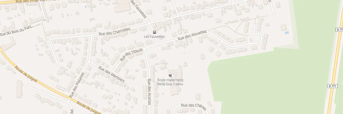 Plan du 17 Rue des Alouettes à Châteaubriant