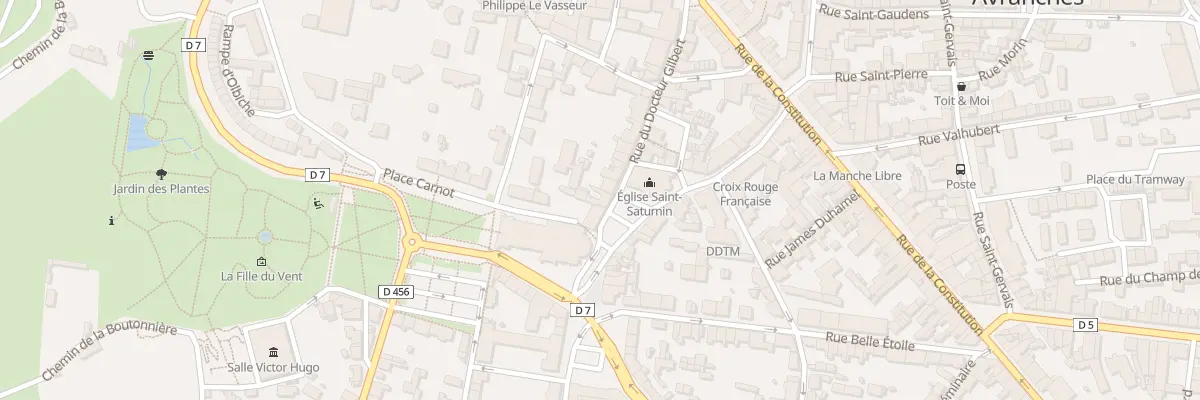 Plan du 34 Rue du Doc Gilbert - Avranches à Avranches