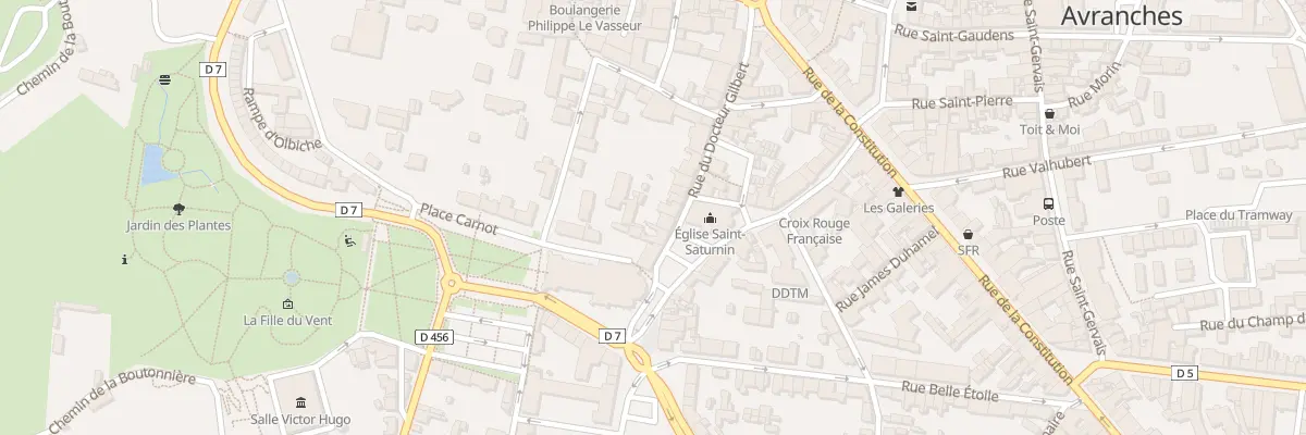 Plan du 32 Rue du Doc Gilbert - Avranches à Avranches