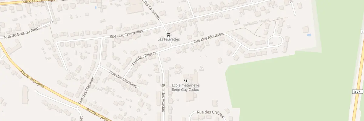 Plan du 19 Rue des Alouettes à Châteaubriant