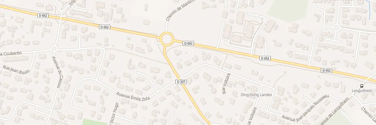 Plan du 1 Rue Voltaire à Seignosse