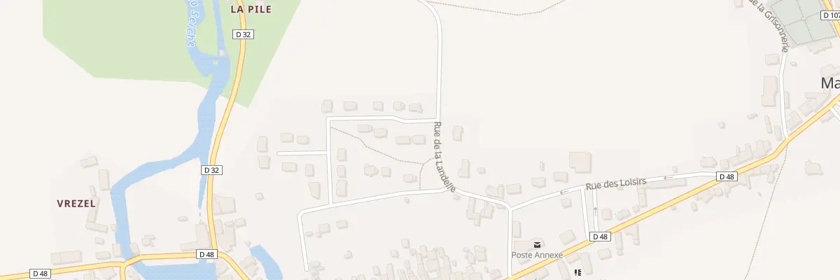 Plan du 1 Rue des Lavandières à Marcillé-Robert