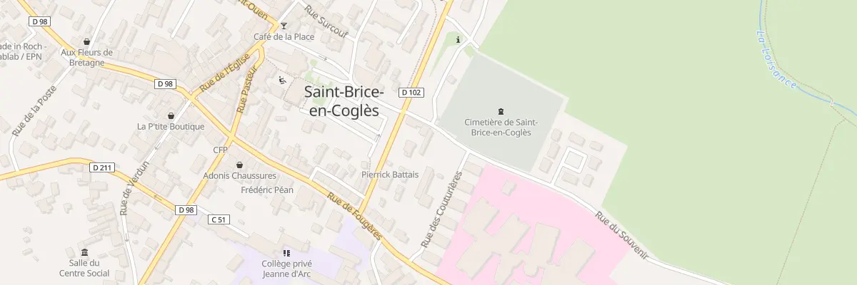 Plan du 8B Rue du Souvenir à Maen Roch