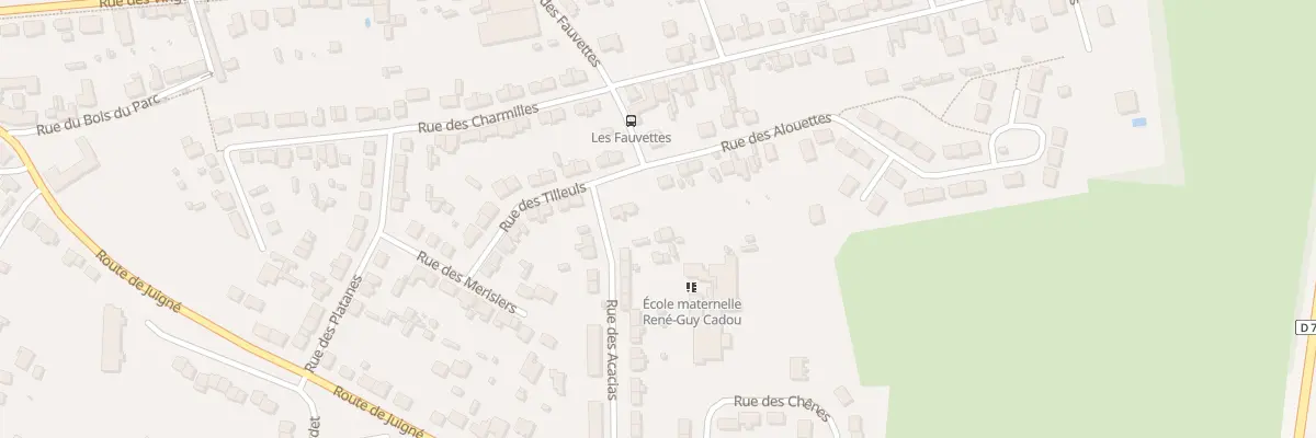 Plan du 21 Rue des Alouettes à Châteaubriant
