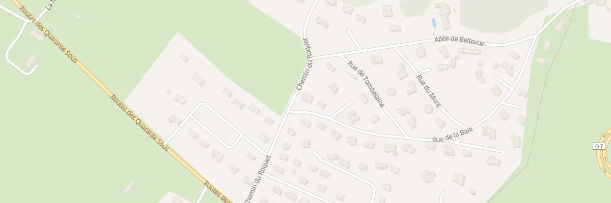 Plan du 1 Rue de la Baie au Val-Saint-Père