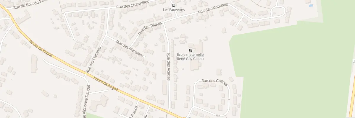 Plan du 9 Rue des Acacias à Châteaubriant
