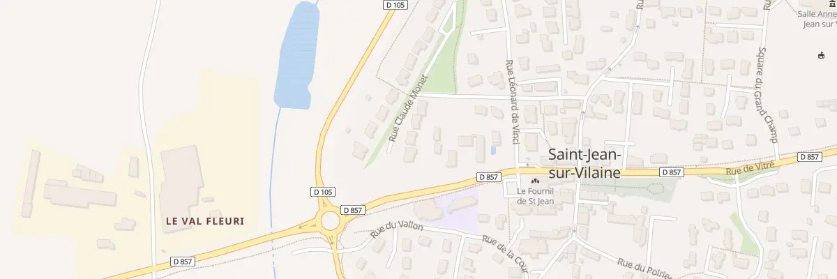Plan du 5 Rue Claude Monet à Saint-Jean-sur-Vilaine