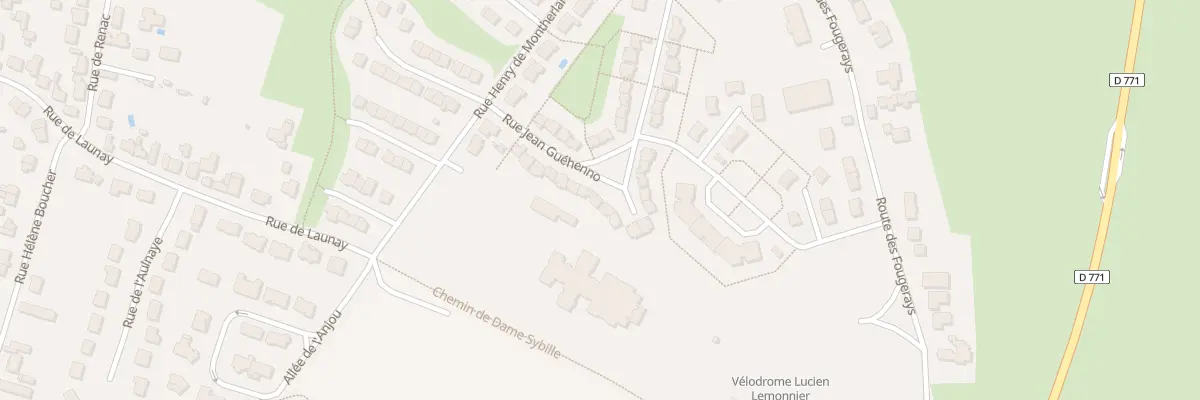 Plan du 39 Rue Jean Guehenno à Châteaubriant