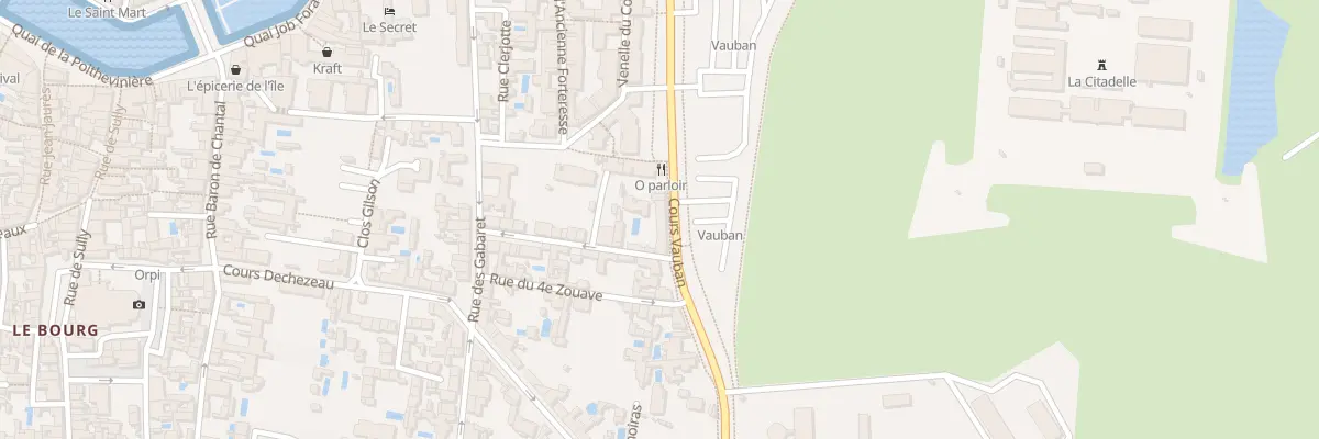 Plan du 22B Crs Vauban à Saint-Martin-de-Ré