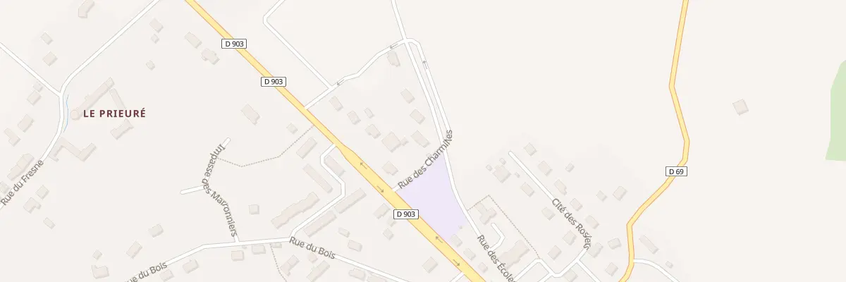 Plan du 1 Rue des Ecoles à Baupte
