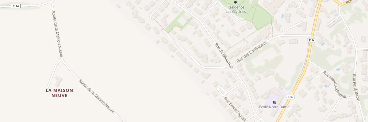 Plan du 7 Rue rené couzinet à Saint-Denis-la-Chevasse