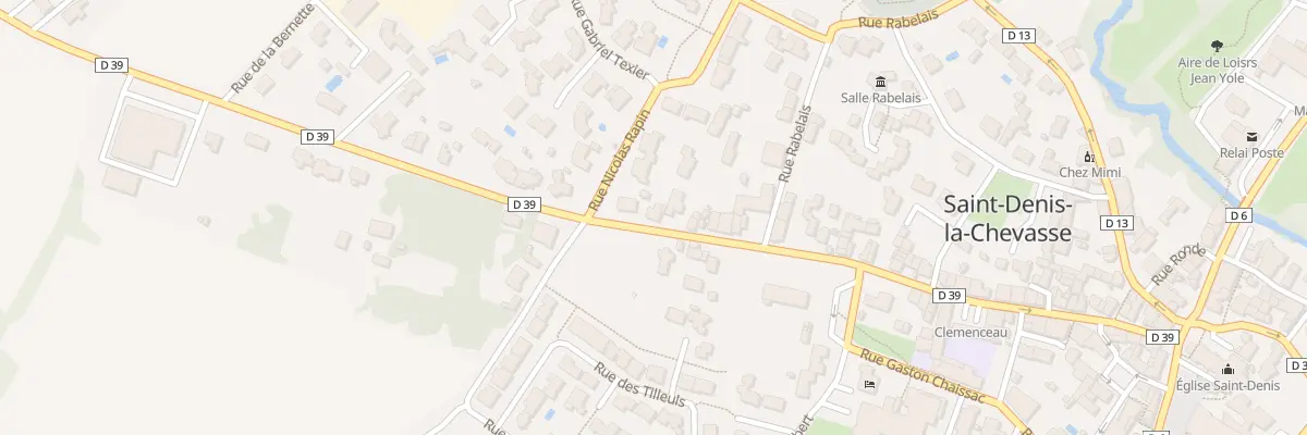 Plan du 72 Rue georges clemenceau à Saint-Denis-la-Chevasse