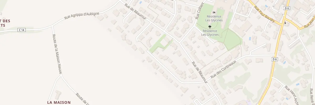Plan du 14 Rue rené couzinet à Saint-Denis-la-Chevasse