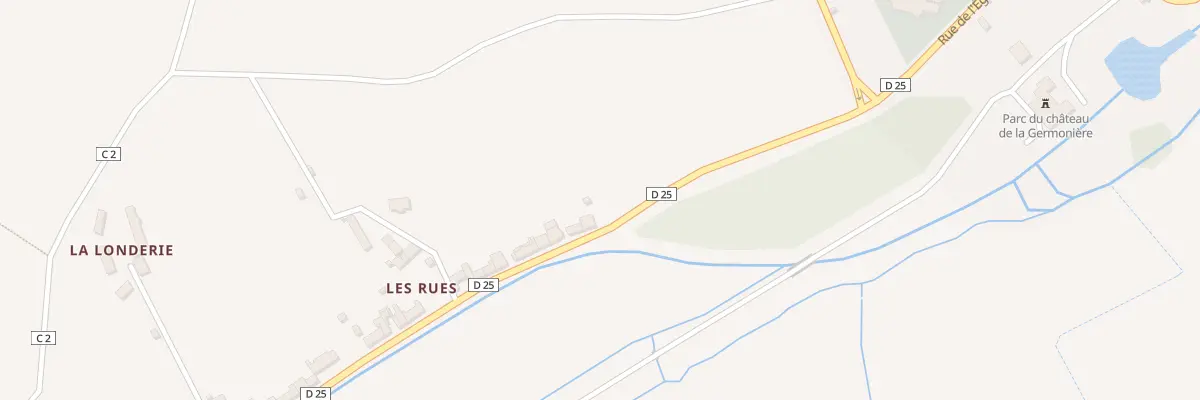 Plan du 2 Les Rues au Vast