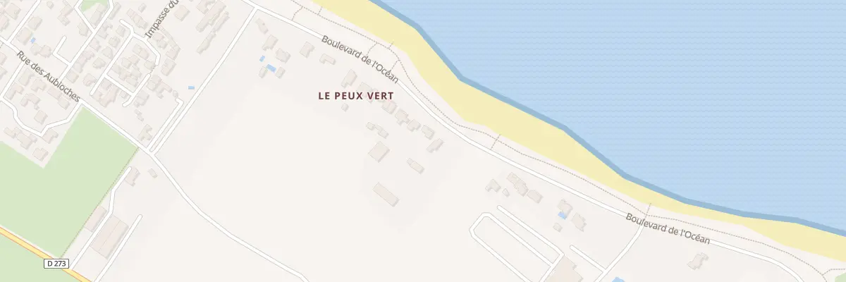 Plan du 128 Bd de l’Océan à Saint-Denis-d’Oléron