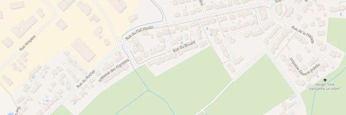 Plan du 9 Rue du bruant au Loroux-Bottereau