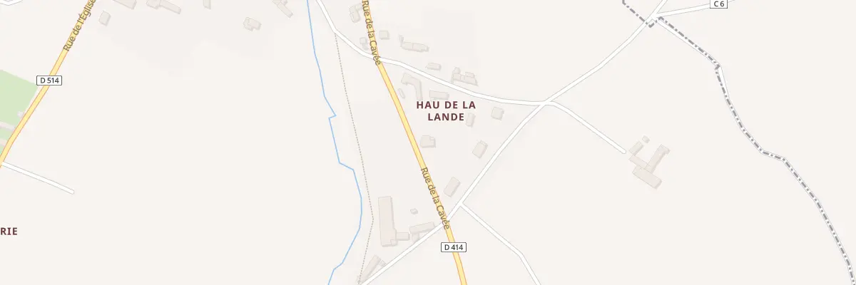 Plan du 8 Rue de la Cavée à Varouville