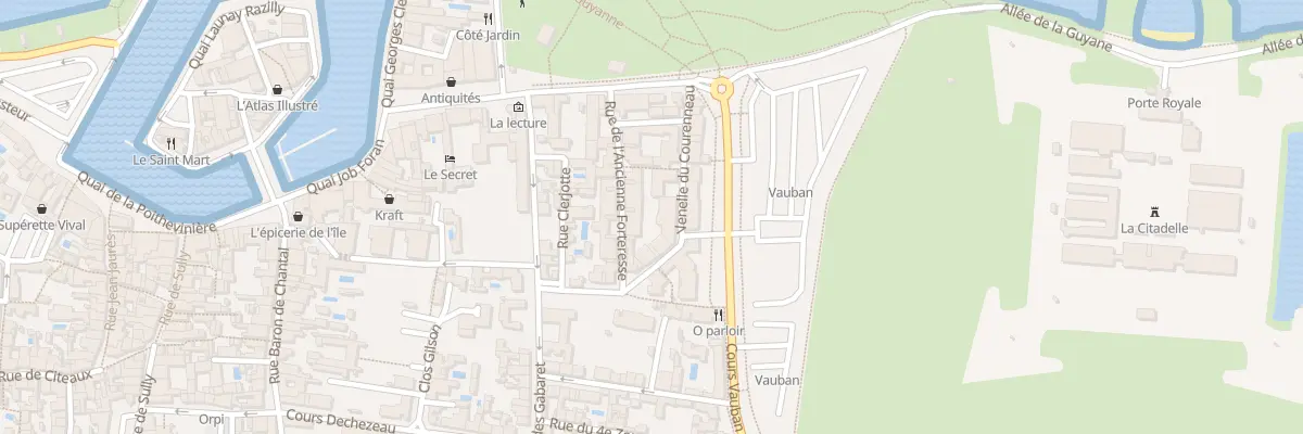Plan du 6001 Crs Vauban à Saint-Martin-de-Ré