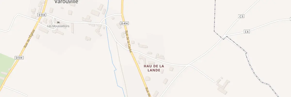 Plan du 3 Rue de la Lande à Varouville
