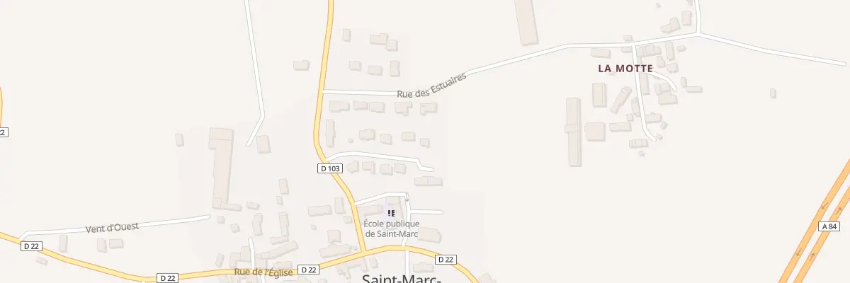 Plan du 8 Rue des Quatre Vents St Marc à Rives-du-Couesnon