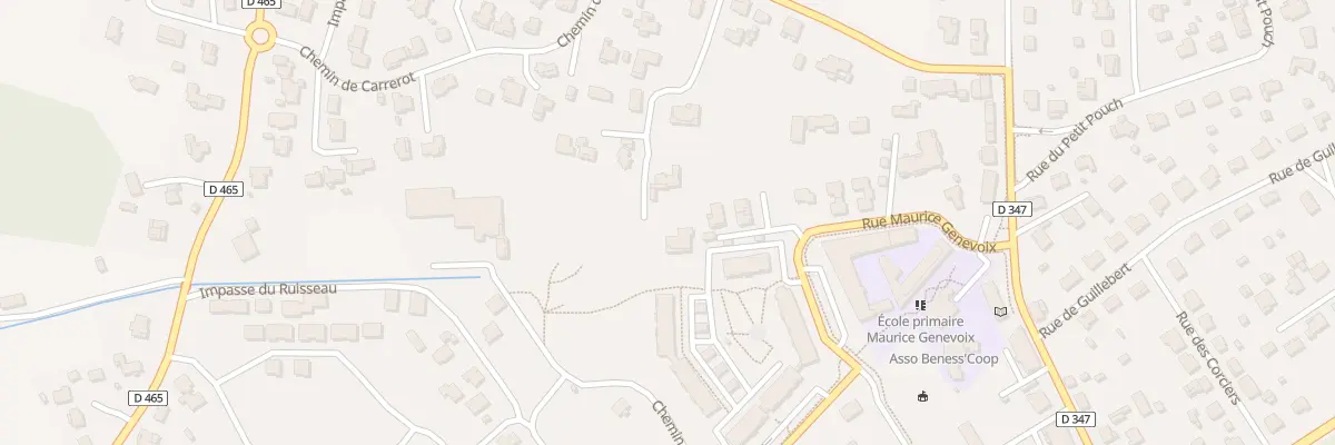 Plan du 229 Rte de Sarraillot à Bénesse-Maremne