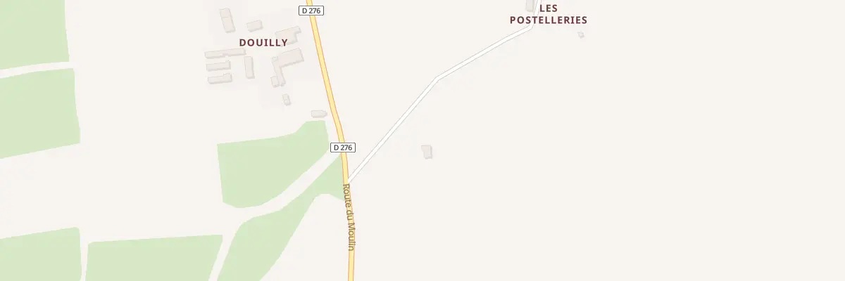 Plan du 6 Rte du Moulin à Ouville