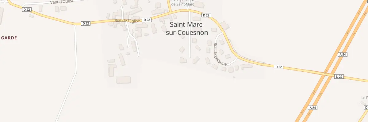 Plan du 7 Rue du Verger Saint Marc à Rives-du-Couesnon