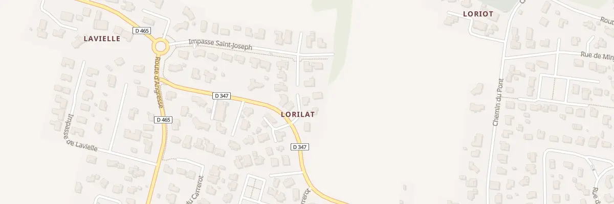 Plan du 46 Che de Lorilat à Bénesse-Maremne