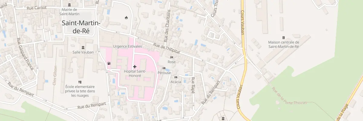 Plan du 17 Rue de l’Hopital à Saint-Martin-de-Ré