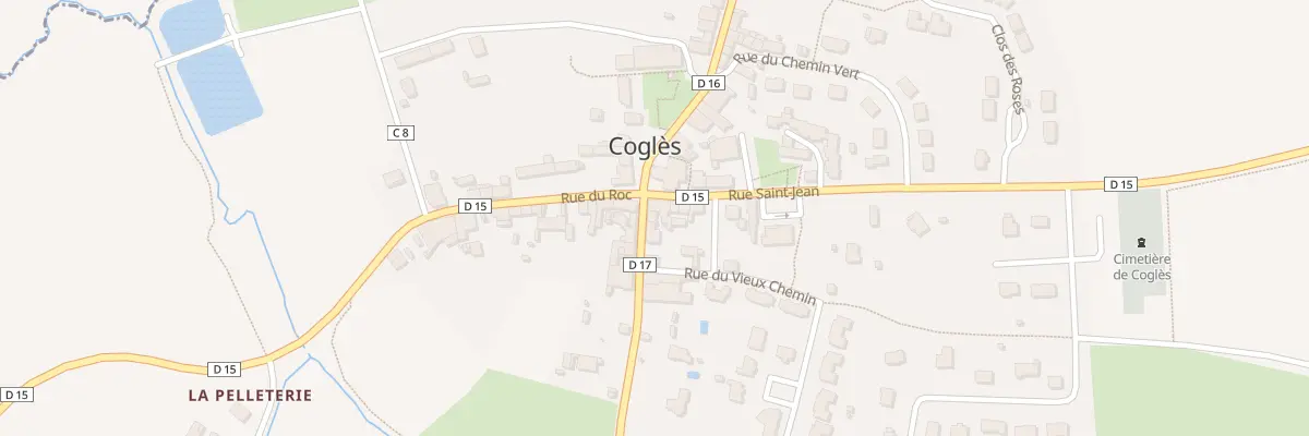 Plan du 1 Rue du Lavoir - Cogles aux Portes du Coglais