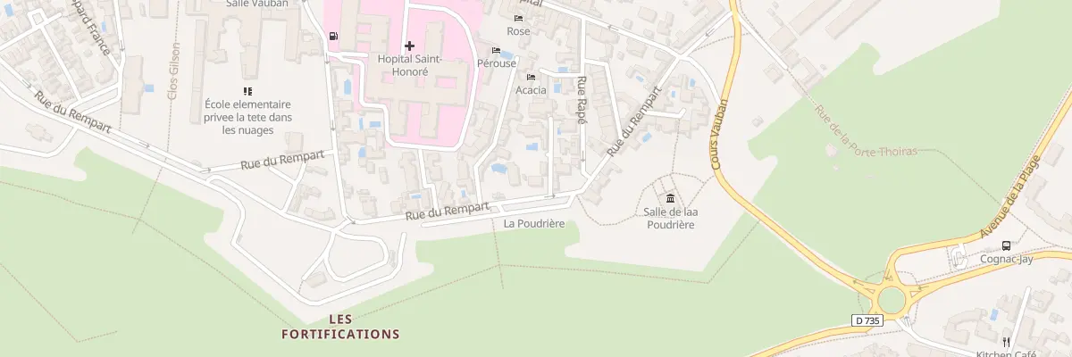 Plan du 33 Rue du Rempart à Saint-Martin-de-Ré