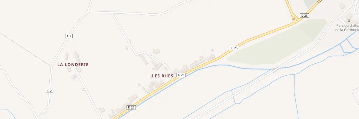 Plan du 14 Les Rues au Vast