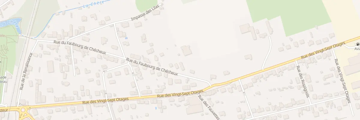 Plan du 27 Rue du Faubourg de Chécheux à Châteaubriant