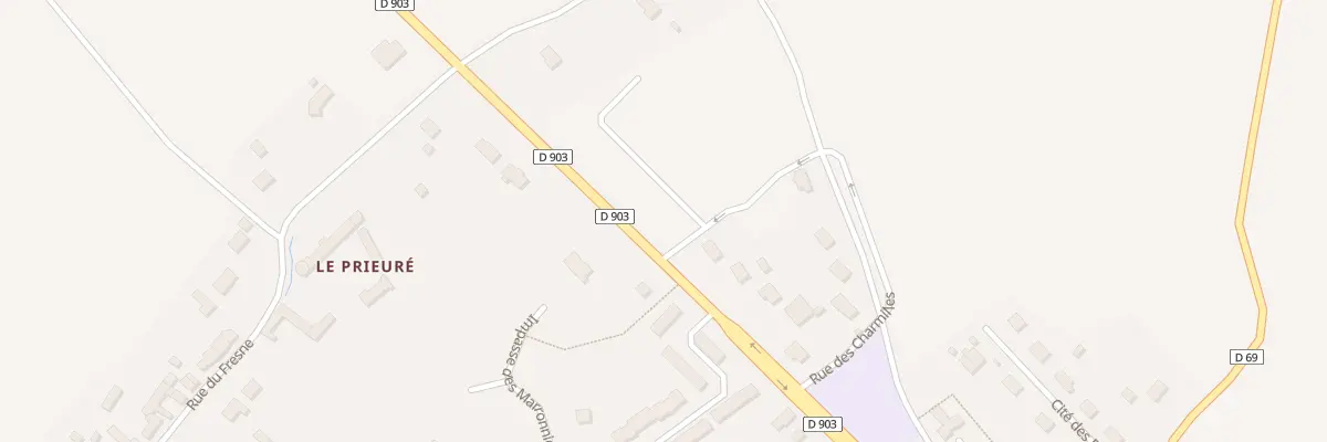 Plan du 52 Le Bourg à Baupte