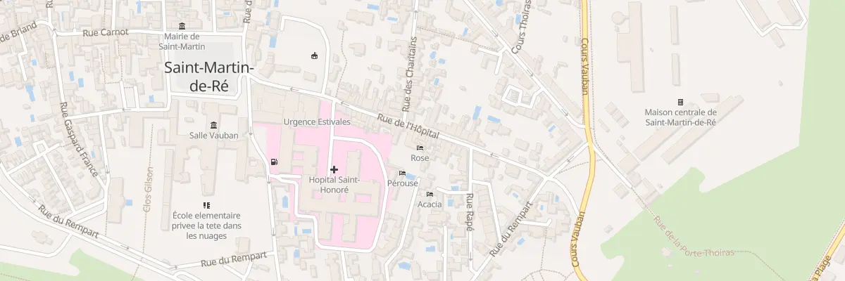 Plan du 25 Rue de l’Hopital à Saint-Martin-de-Ré