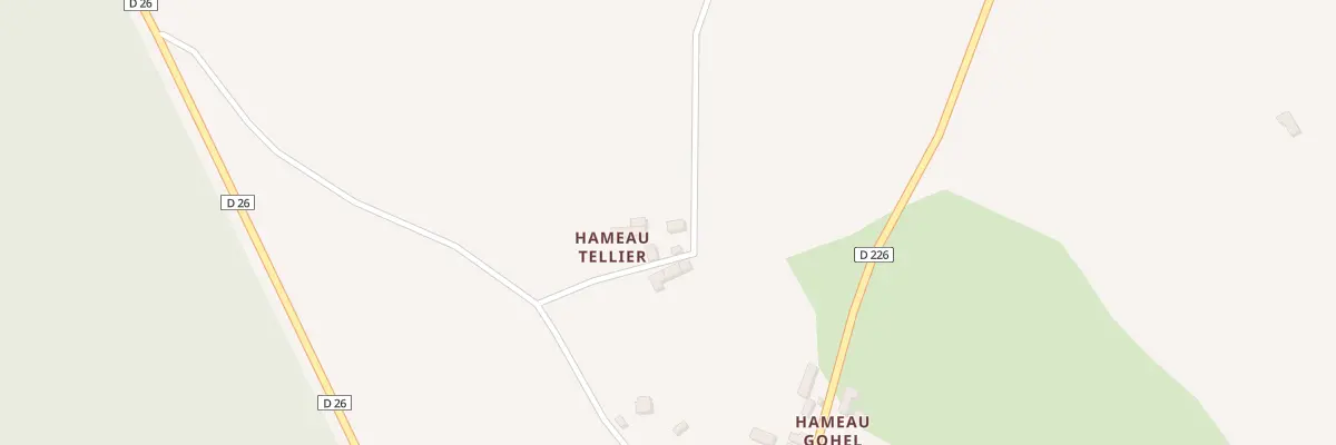 Plan du 22 Hameau Tellier à Canteloup